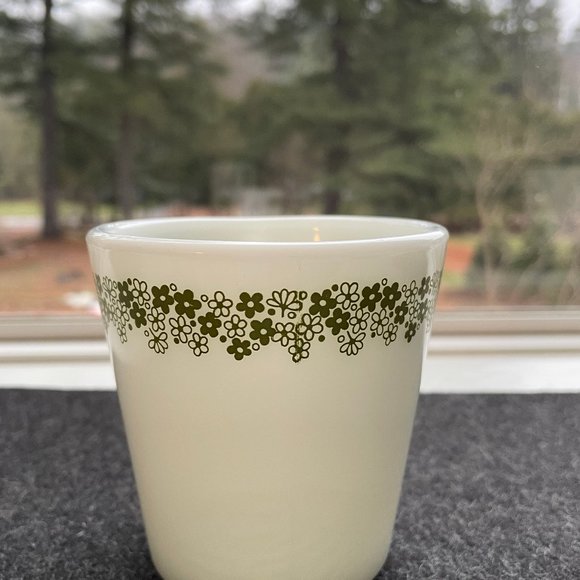 Vintage Pyrex #1410 Spring Blossom 3.5in Coffee Cup - Picture 4 of 5